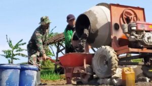 Terus Meningkat, Sinergitas TNI dan warga di Lokasi Pra TMMD Jatiwarno