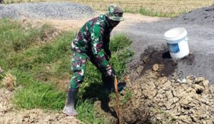 Terbatasnya Air Jadi Kendala Pra-TMMD Ke 109