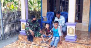 Bersama Anak-Anak TNI Hilangkan Rasa Lelah