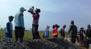 Air Minum Sangatlah Berarti di Lokasi TMMD