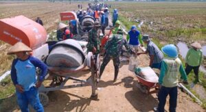 TMMD Sendangkulon Tumbuhkan Keharmonisan TNI dan Warga