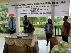 Tingkatkan Produksi Migas, Asset 2 Kembali Teken Kerjasama Dengan Kejaksaan Negeri Prabumulih