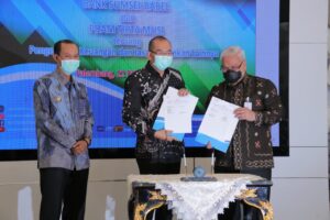 PDAM Bersama Bank Sumsel Tandatangani Nota Kesepahaman