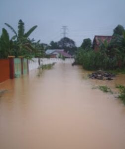 Curah Hujan Tinggi, Beberapa Pemukiman di Muara Enim Tergenang
