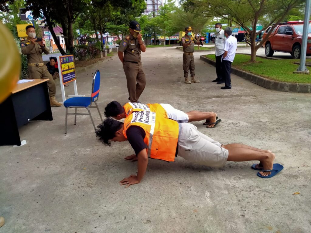 Sanksi Sosial Bagi Warga Muba Melanggar Protokes Covid-19