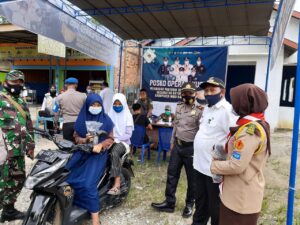 Apresiasi Bagi Warga Bayung Lencir Pakai Masker Dapat Souvenir