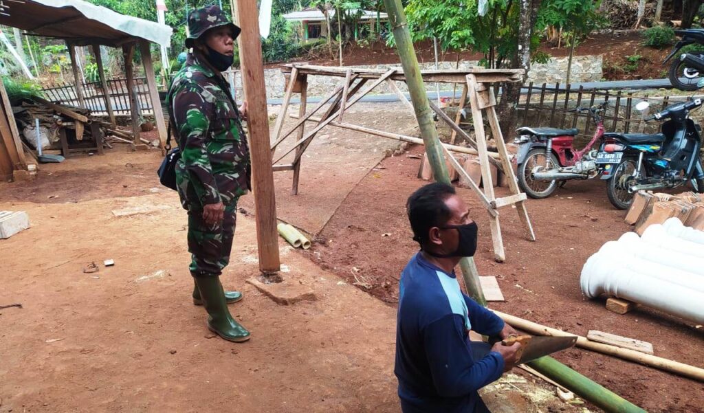 Pasiter Kunjungi Lokasi TMMD, Sekali Dayung Dua Tiga Pulau Terlampaui