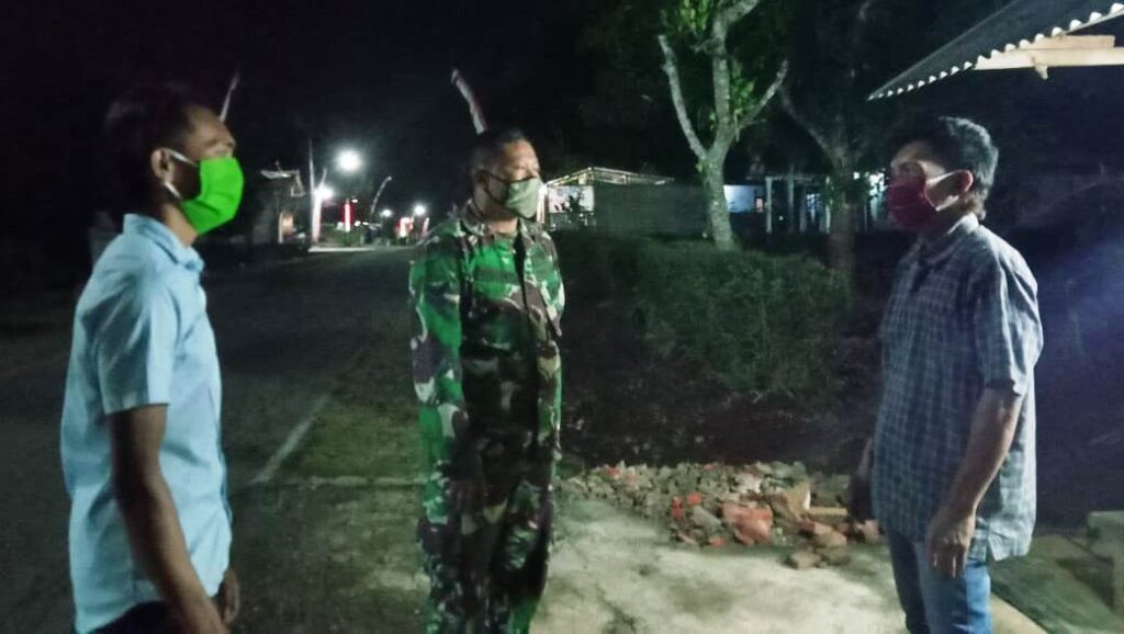 Satgas TMMD Ikut Ronda Malam, Warga Merasa Tenang Dan Nyaman