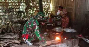 Satgas TMMD Karanganyar dan Masyarakat Jatiwarno Disatukan Sebagai Keluarga Melalui TMMD