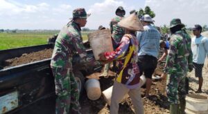 Kekompakan Satgas TMMD Dan Warga Menjadi Kenangan di Desa Sendang kulon.