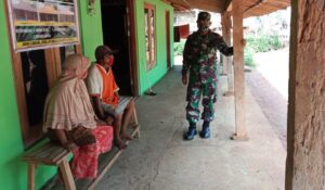 Sertu Heryadi Pamitan kepada Warga Jatiwarno