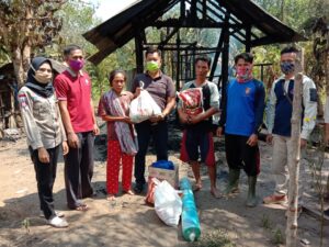 Pemkab Muba Salurkan Bantuan Korban Kebakaran Di Desa Tebing Bulang