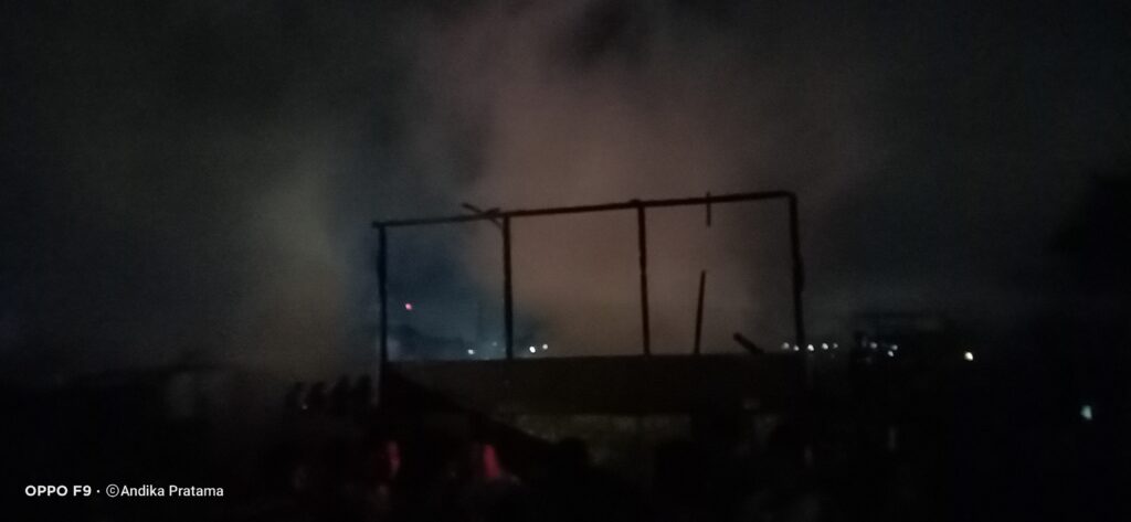 Si Jago Merah Hanguskan 8 Unit Rumah Warga di Faqih Usman