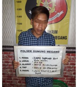 Polisi Amankan Pencuri Hp Karyawan PNM Muara Enim