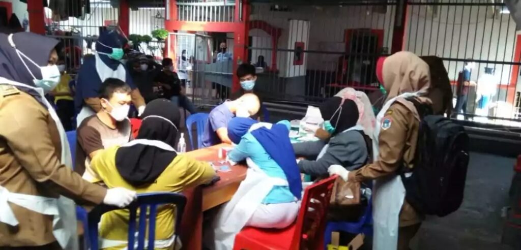 Cegah Penularan Penyakit, Dinkes Pagaralam Cek Kesehatan Warga Binaan Lapas
