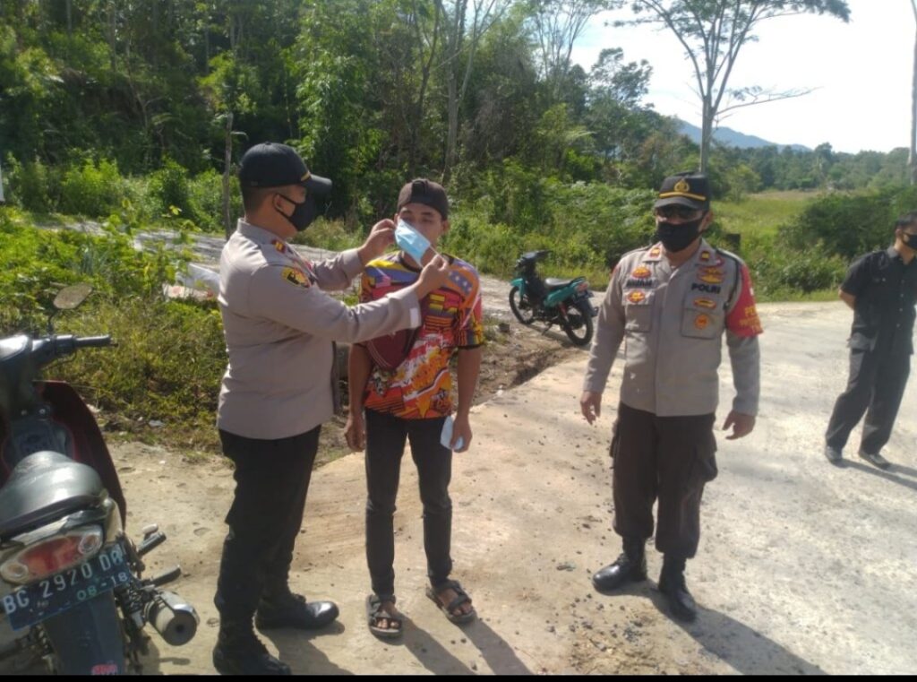 Putus Penyebaran Covid-19, Polres Muara Enim Gencarkan Razia