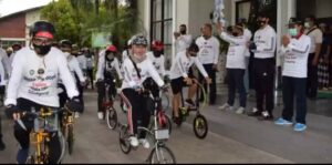 Plt Bupati Muaraenim Lepas Penggiat Olaraga Sepeda