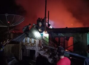 Si Jago Merah Hanguskan Dua Rumah Di Muara Enim