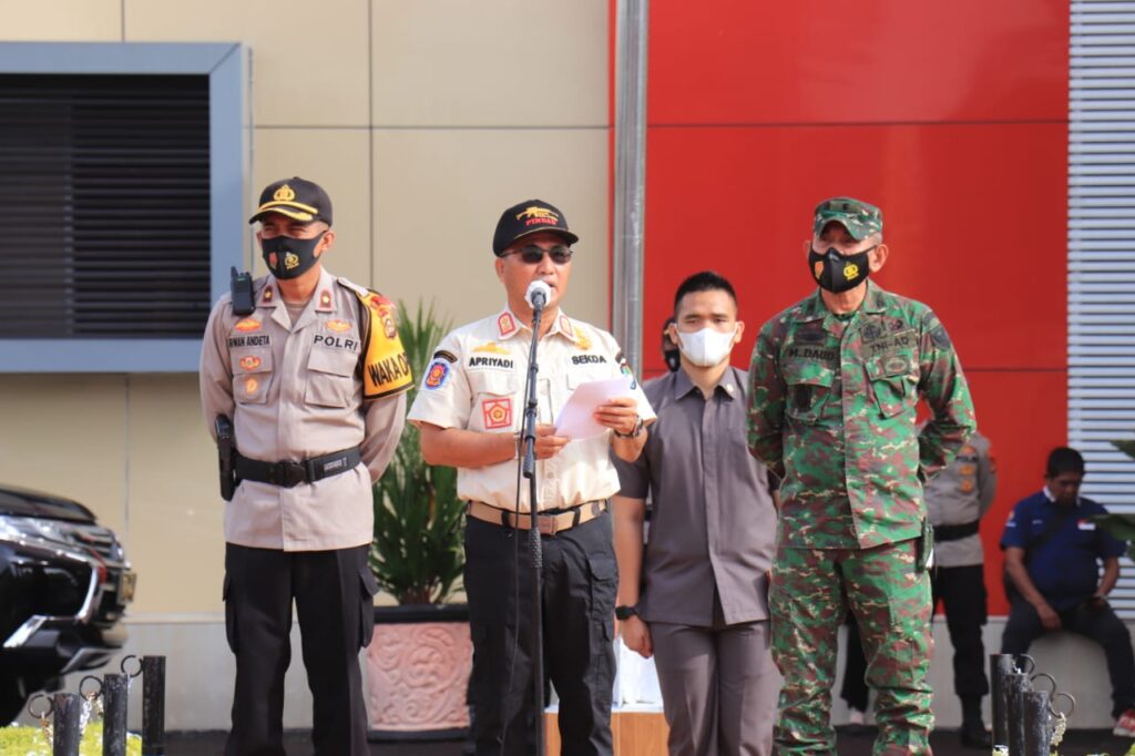 Polres Muba Gelar Apel Pasukan Operasi Lilin Musi 2020 Jelang Nataru