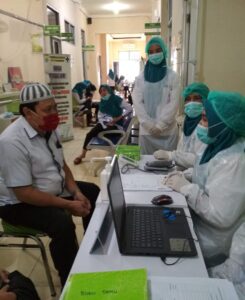 Puskesmas Gandus Jadi Tempat Pertama Lakukan Vaksinasi COVID-19