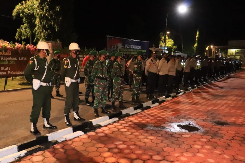 Apel Gabungan Patroli Malam Tahun Baru Di Musi Banyuasin