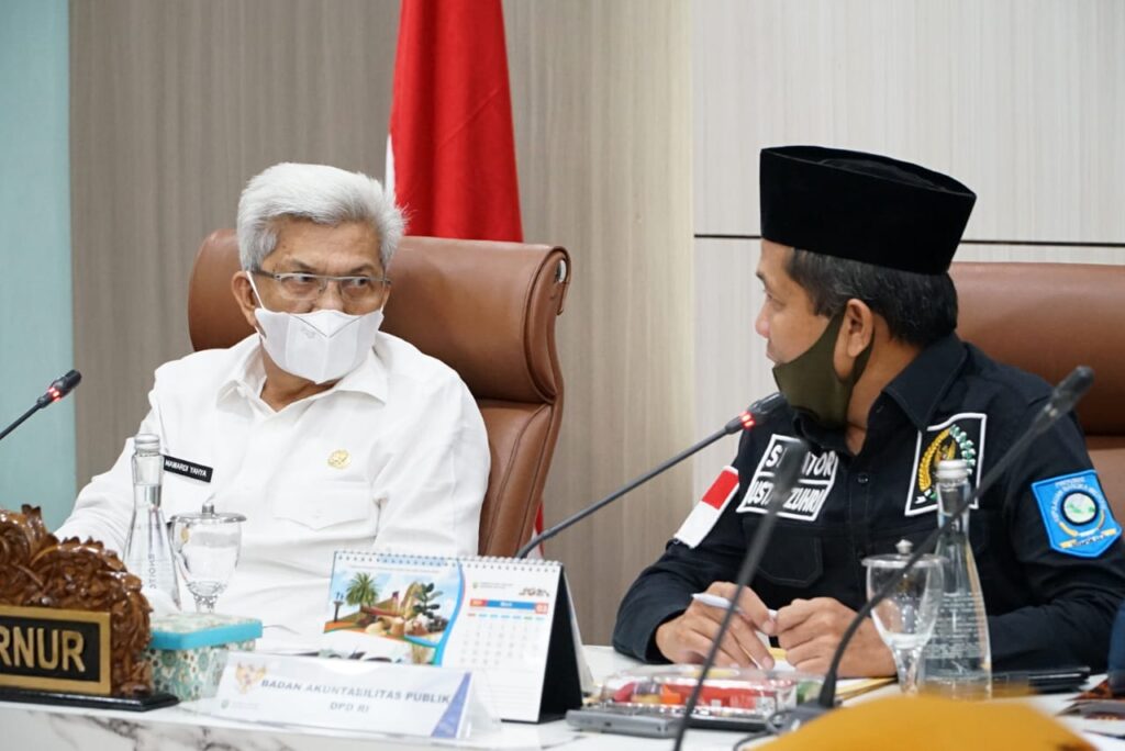 Pemda Jadikan Penilaian Bidang Akuntabilitas Publik DPD RI   Sebagai  Acuan  Penyelesaian Masalah Daerah