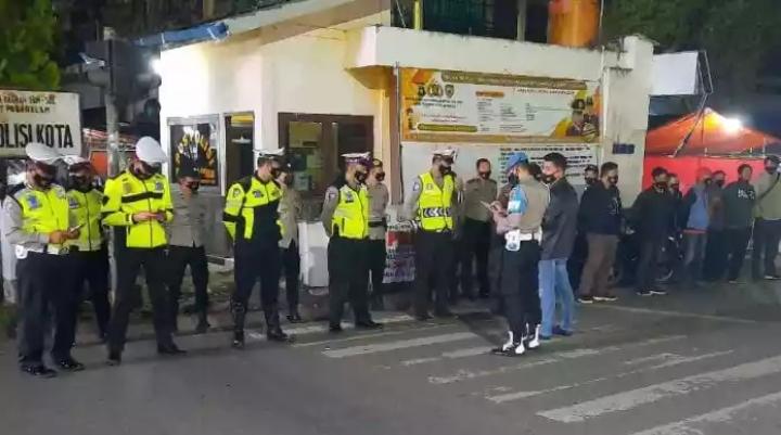 Malam Libur, Tim Gabungan Polres Pagaralam Gelar Razia