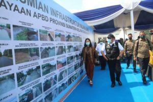 Gubernur Herman Deru resmikan Puluhan Proyek Infrastruktur di Kabupaten Muara Enim