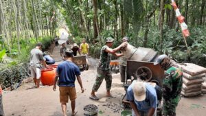 Satu Minggu Kegiatan TMMD Hasilnya Sudah Mulai Terlihat