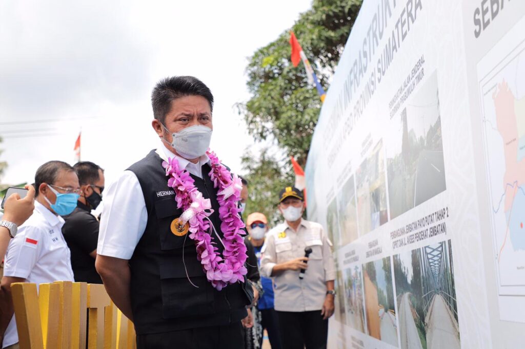 Gubernur Sumsel Resmikan Infrastruktur Kota Prabumulih