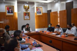 PLH Bupati Muara Enim Pimpin Rapat Penutupan Tambang Ilegal