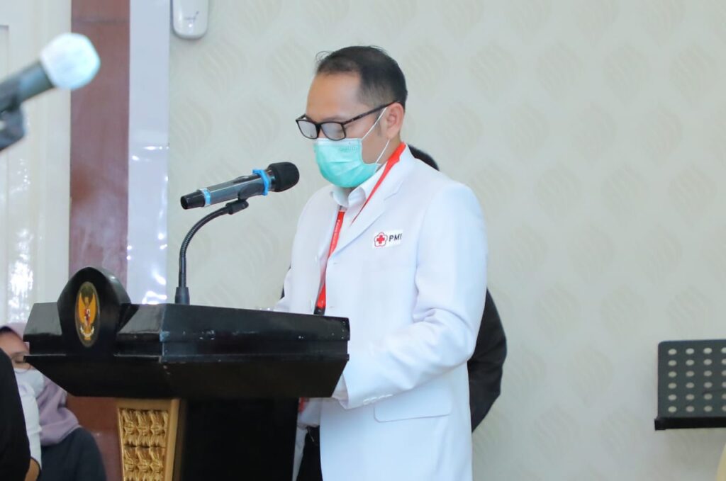 Feby Herman Deru Lantik Kepengurusan PMI Kota Palembang