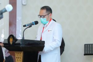 Feby Herman Deru Lantik Kepengurusan PMI Kota Palembang