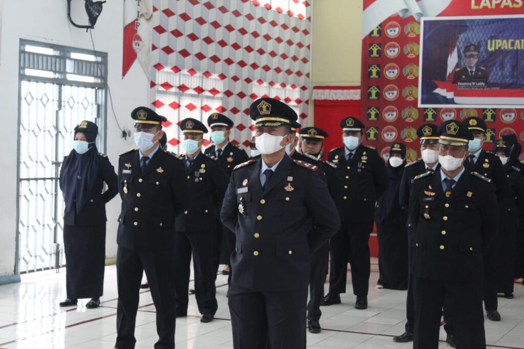 Upacara Hari Bhakti Pemasyarakatan di Lapas Lubuklinggau Secara Virtual