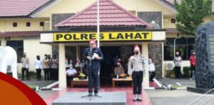 Gelar Apel Kebangsaan Pemkab Dan Polres Lahat Berikrar Tiga Hal, Salah Satunya Menolak Radikalisme