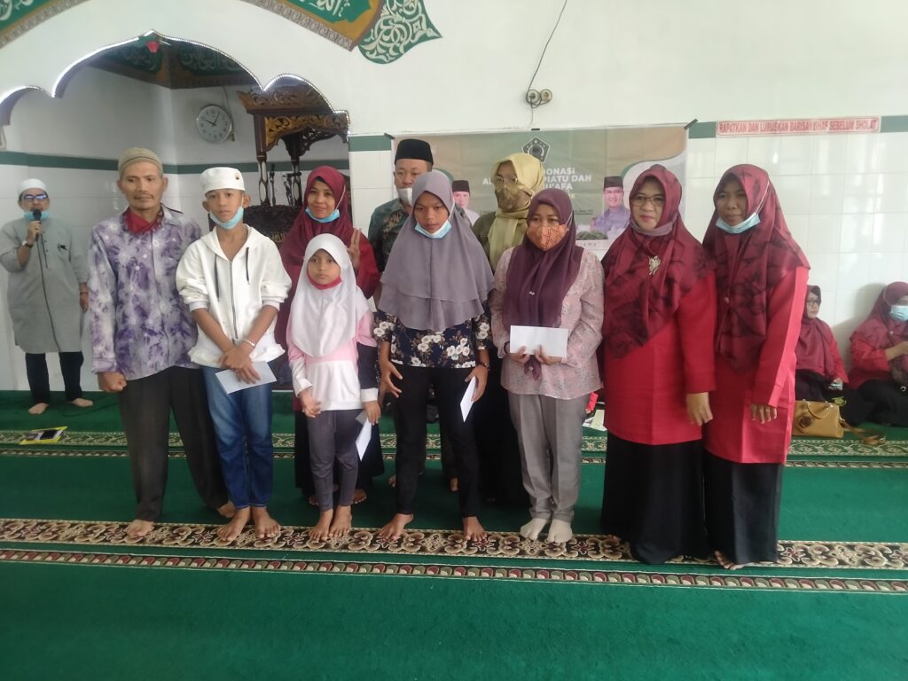 PW ISNU Sumsel Salurkan Donasi Untuk Anak Yatim Dsn Dhuafa
