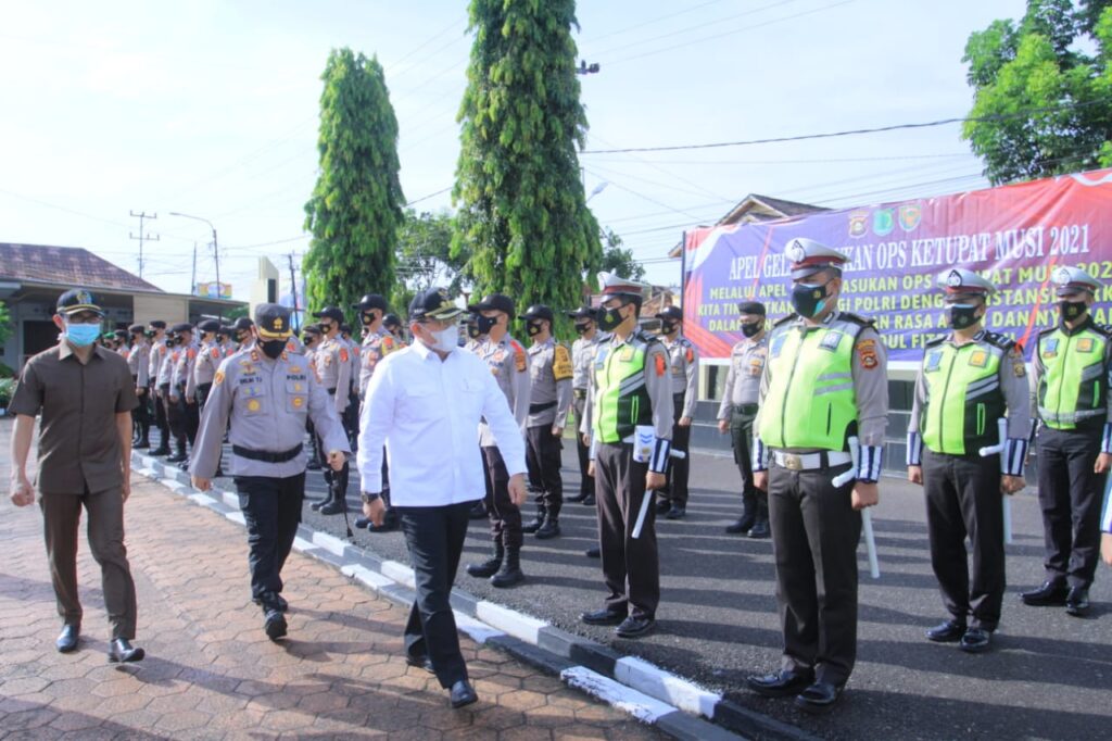 Dodi Reza Pimpin Apel Operasi Ketupat Musi