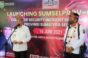 Kepala BSSN Puji CSIRT Sumsel Terbaik di Indonesia 