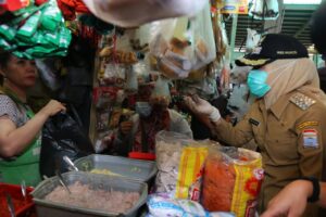 BPOM dan Pemkot Palembang Masih Temukan Makanan Menggunakan Zat  Berbahaya Di Pasar Palembang