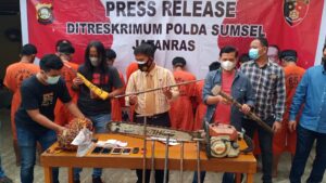 Polda Sumsel Ringkus Komplotan Pencuri Sawit, Pelaku Sudah Mencuri Hingga 6 Ton