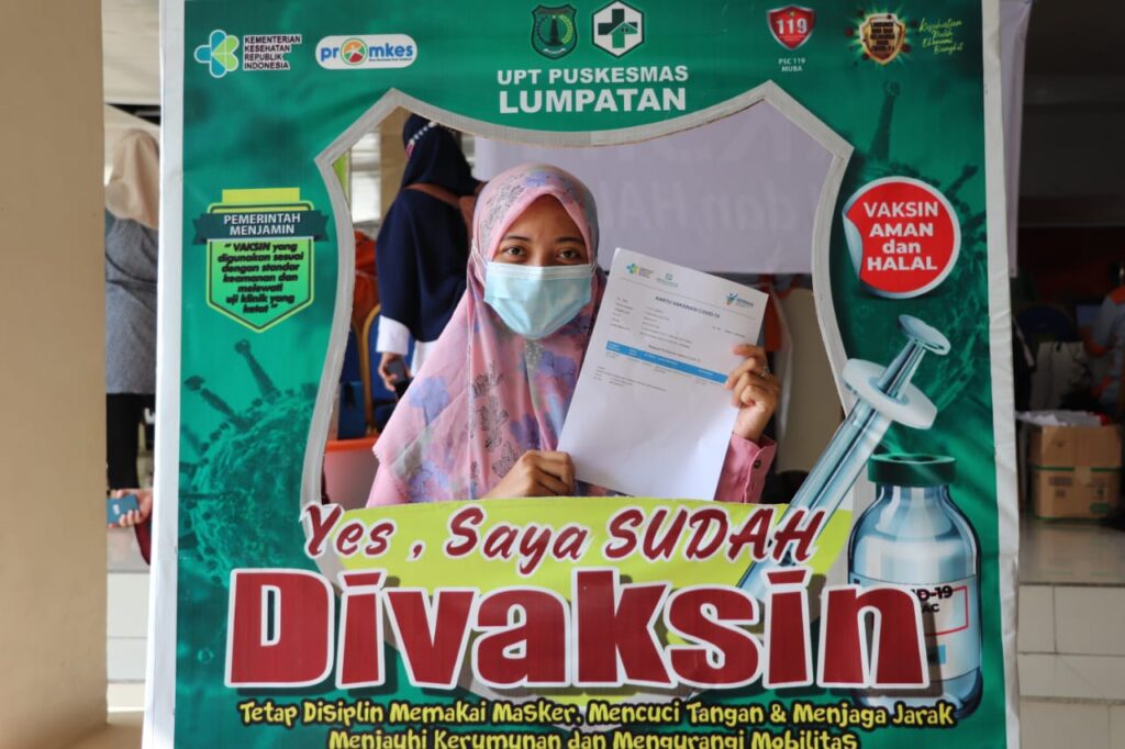 Vaksinasi Gotong Royong Muba Beri Jatah 16.100 Dosis Vaksin Warga