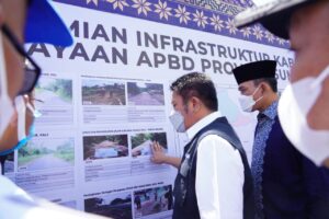 Pembangunan Infrastruktur Ruas Batas Sekayu-Pali DIresmikan