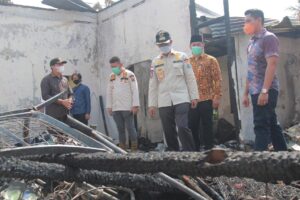 Walikota Harnojoyo Kunjungi Asrama TNI AD Yang Terbakar