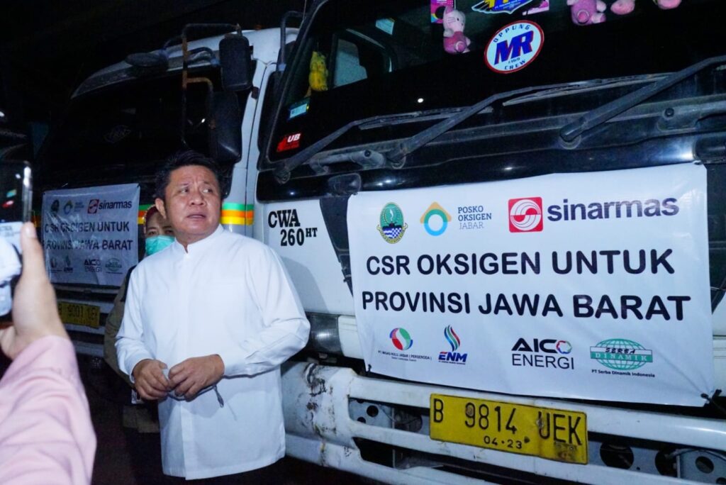 Stock  Sumsel Berlimpah, Herman Deru Kirim 85 ton Oksigen ke Jabar