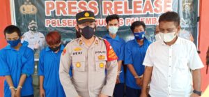 Polsek Kemuning Tangkap Pelaku Begal, 3 Dari 5 Pelaku Masih Dibawah Umur