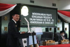 Dengarkan Pidato Kenegaraan, Harnojoyo Motivasi Masyarakat Bertahan di Tengah Pandemi