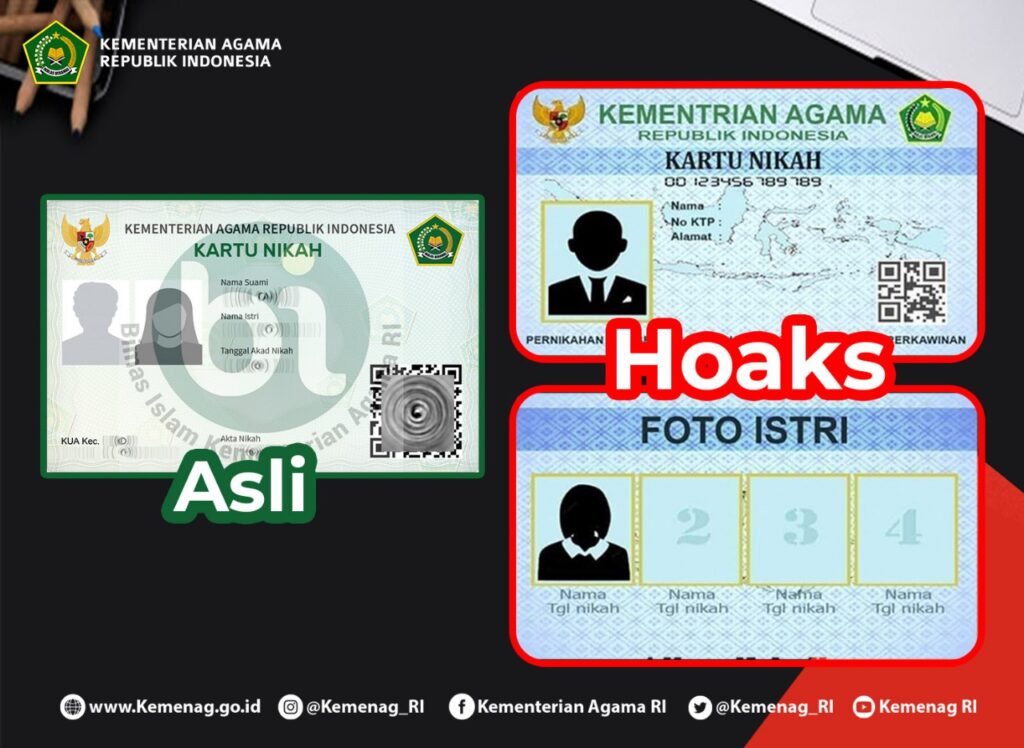 Beredar Hoaks Kartu Nikah, Ini Penampakan Kartu Nikah Digital Kemenag