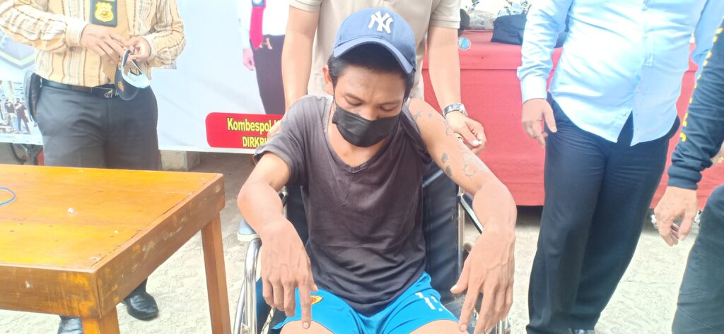 Sangar Saat Beraksi Pemalak Mewek Saat Ditangkap Polisi