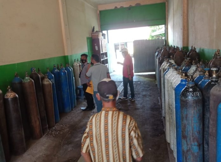 Polres Lahat Awasi Distribusi Liquid Oksigen, Minta Warga Laporkan Jika Ada Penimbunan