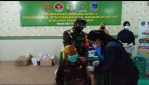 Vaksinasi Covid-19 Menyasar Ke Veteran dan Purnawirawan